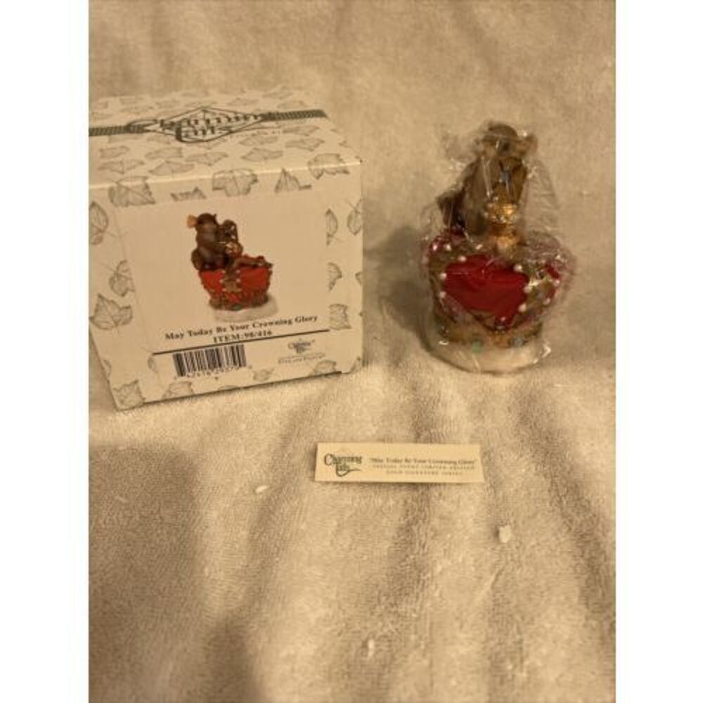 Charming Tails MAY TODAY BE YOUR CROWNING GLORY 98/416 SPECIAL EVENT GOLD SERIES